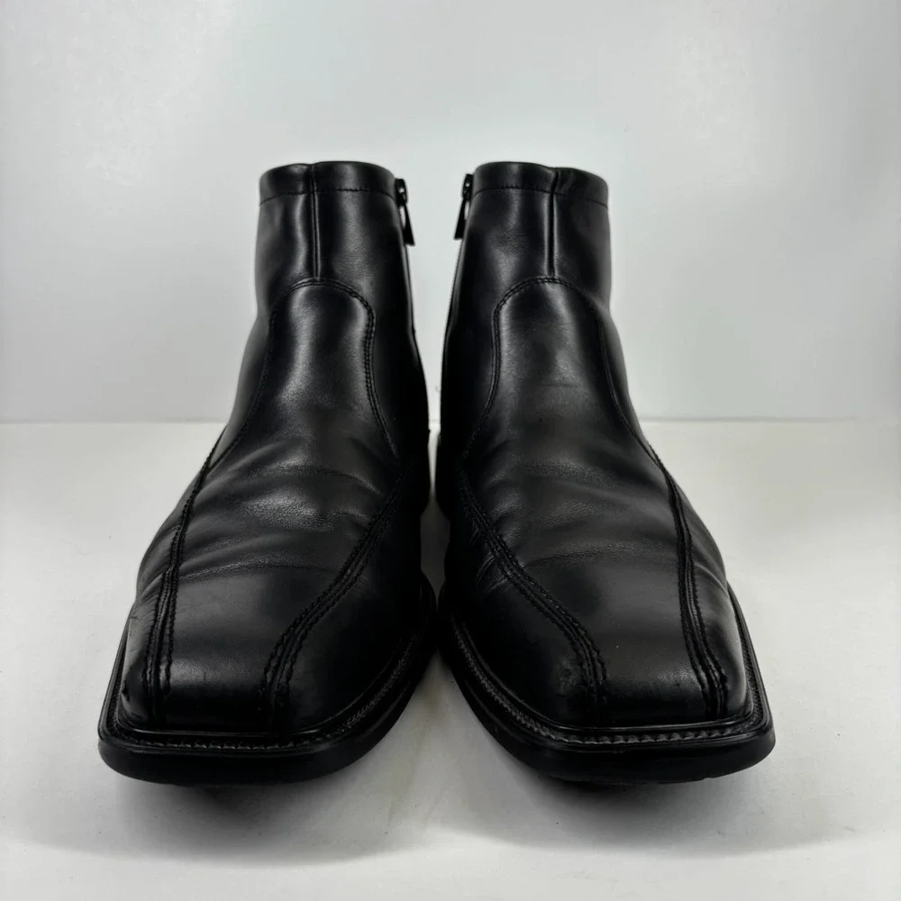 Lloyd Shoes Men's 11 Black Leather GORE-TEX Partelana Waterproof Zip Ankle Boots